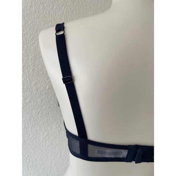 Simone Perele Lingerie Women Bra Elsa Floral Embroidered Night Blue - Picture 7 of 10